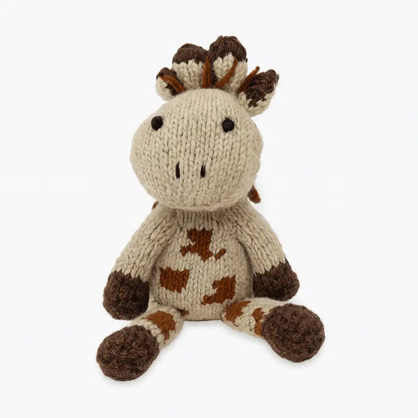 Organic Wool Knit Buddy | Gerald the Giraffe