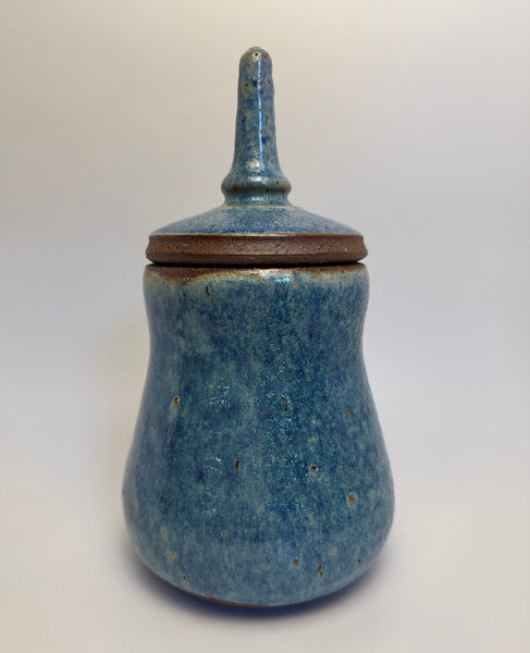 Stoneware Lidded Vessel