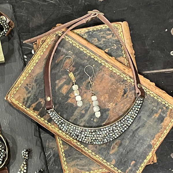 Stone Bib Necklace