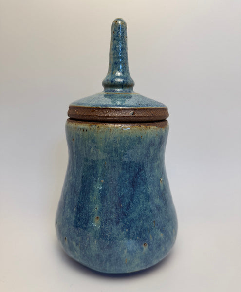 Stoneware Lidded Vessel