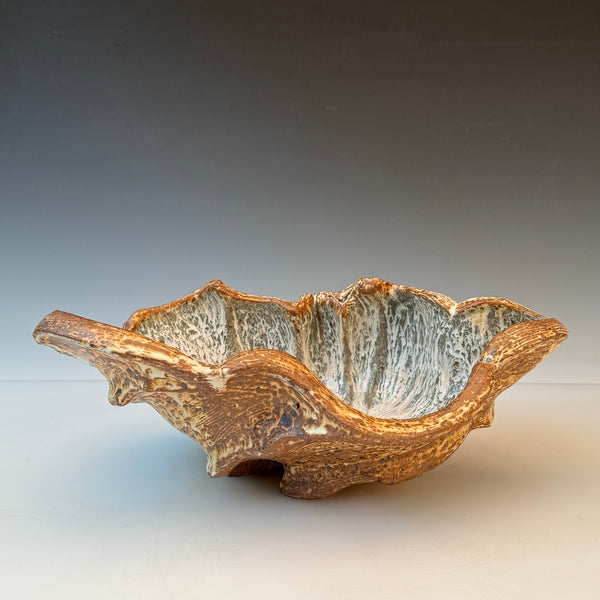Sculptural Ceramic Shell Bowl