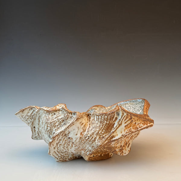 Sculptural Ceramic Shell Bowl