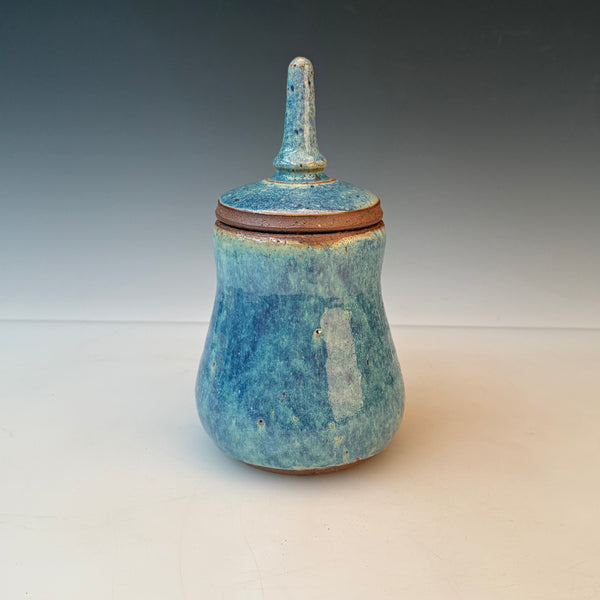 Stoneware Lidded Vessel