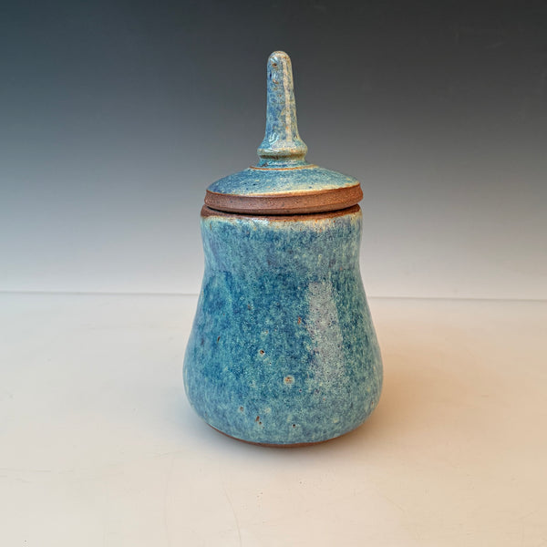 Stoneware Lidded Vessel