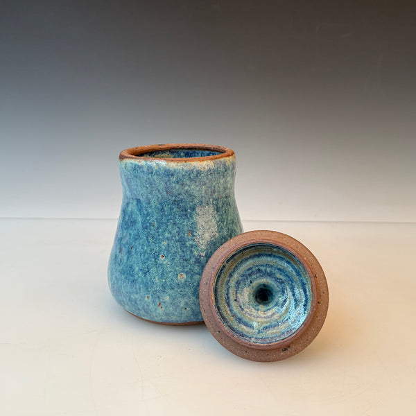Stoneware Lidded Vessel
