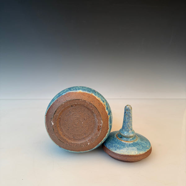 Stoneware Lidded Vessel