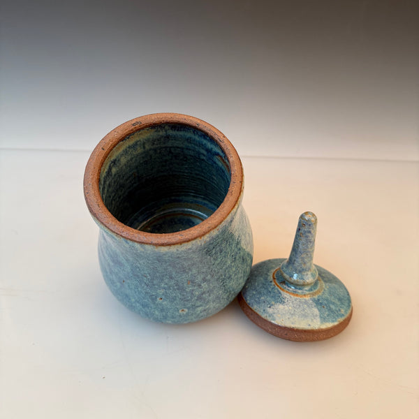 Stoneware Lidded Vessel