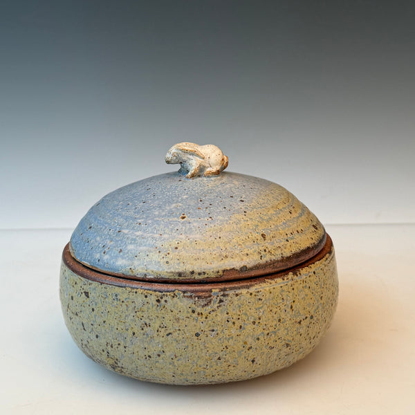 Lidded Bunny Dish