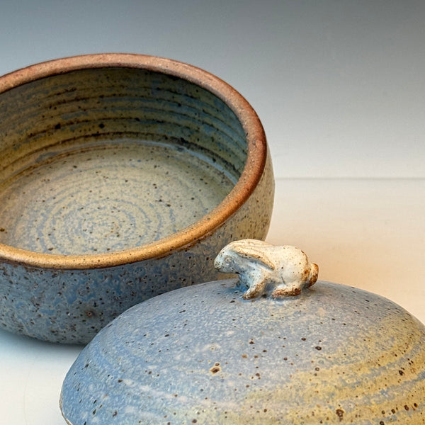 Lidded Bunny Dish