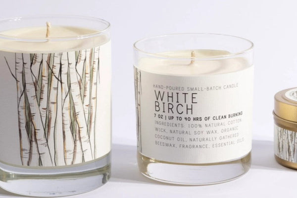 White Birch Candle