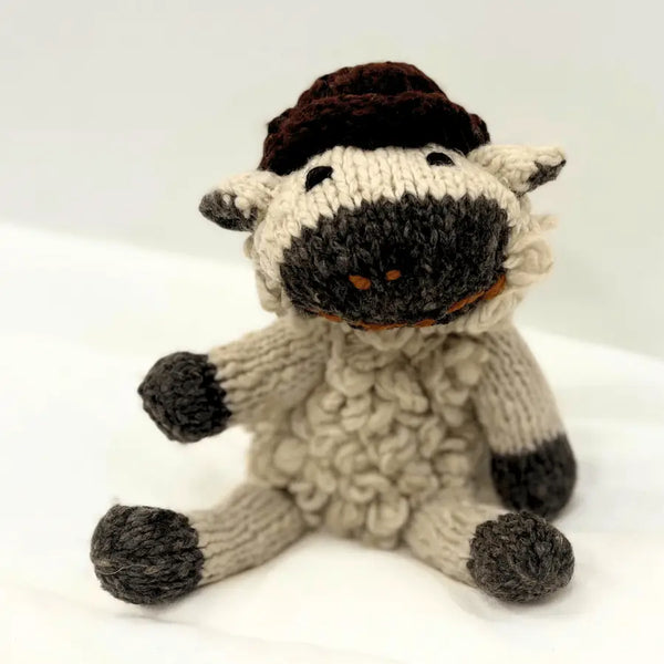 Organic Wool Knit Buddy | Sawyer the Sheep