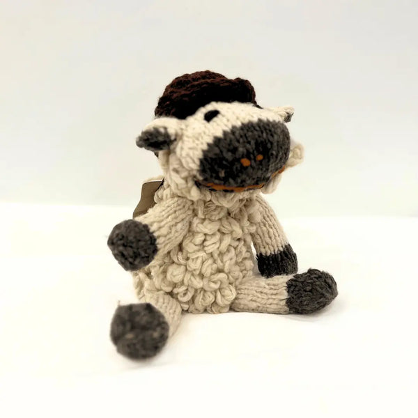 Organic Wool Knit Buddy | Sawyer the Sheep