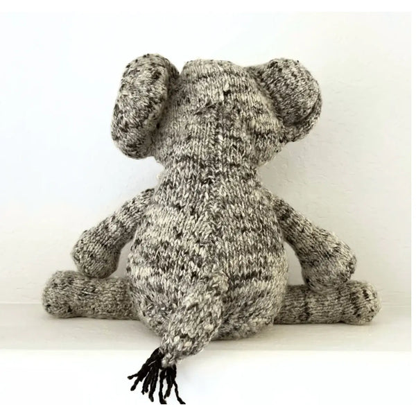 Organic Wool Knit Buddy| Elliott the Elephant