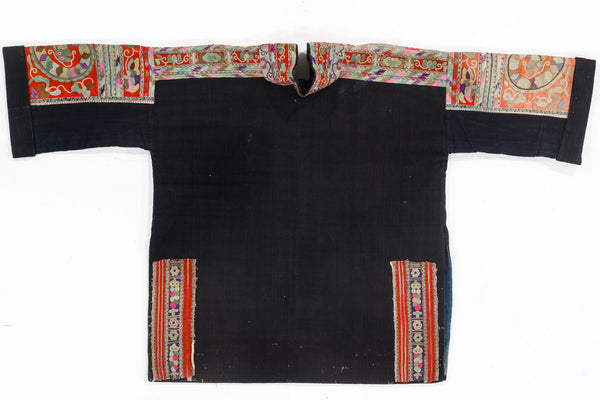 Vintage Chinese Miao Jacket Old Embroidery
