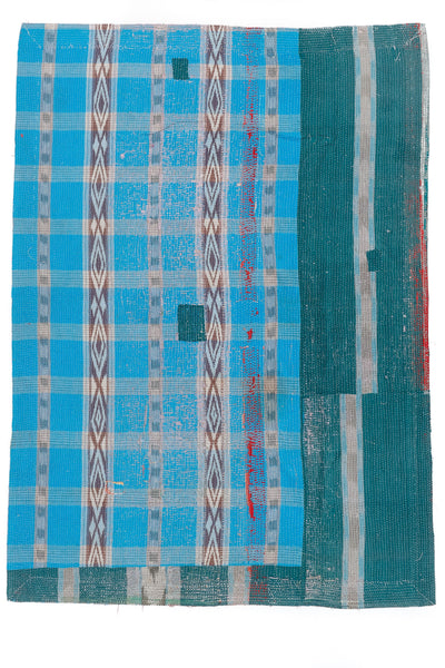 Vintage Kantha Indian Gudari Quilt