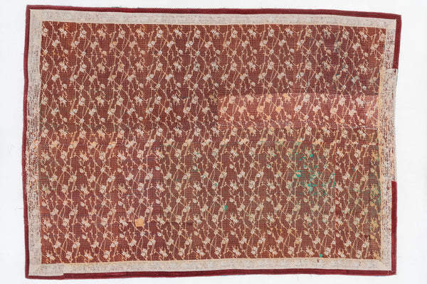 Vintage Kantha Indian Gudari Quilt